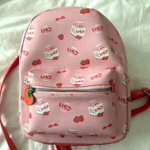 Strawberry Milk mini-backpack